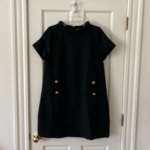 Tuckernuck Black Jackie Textured Dress Medium